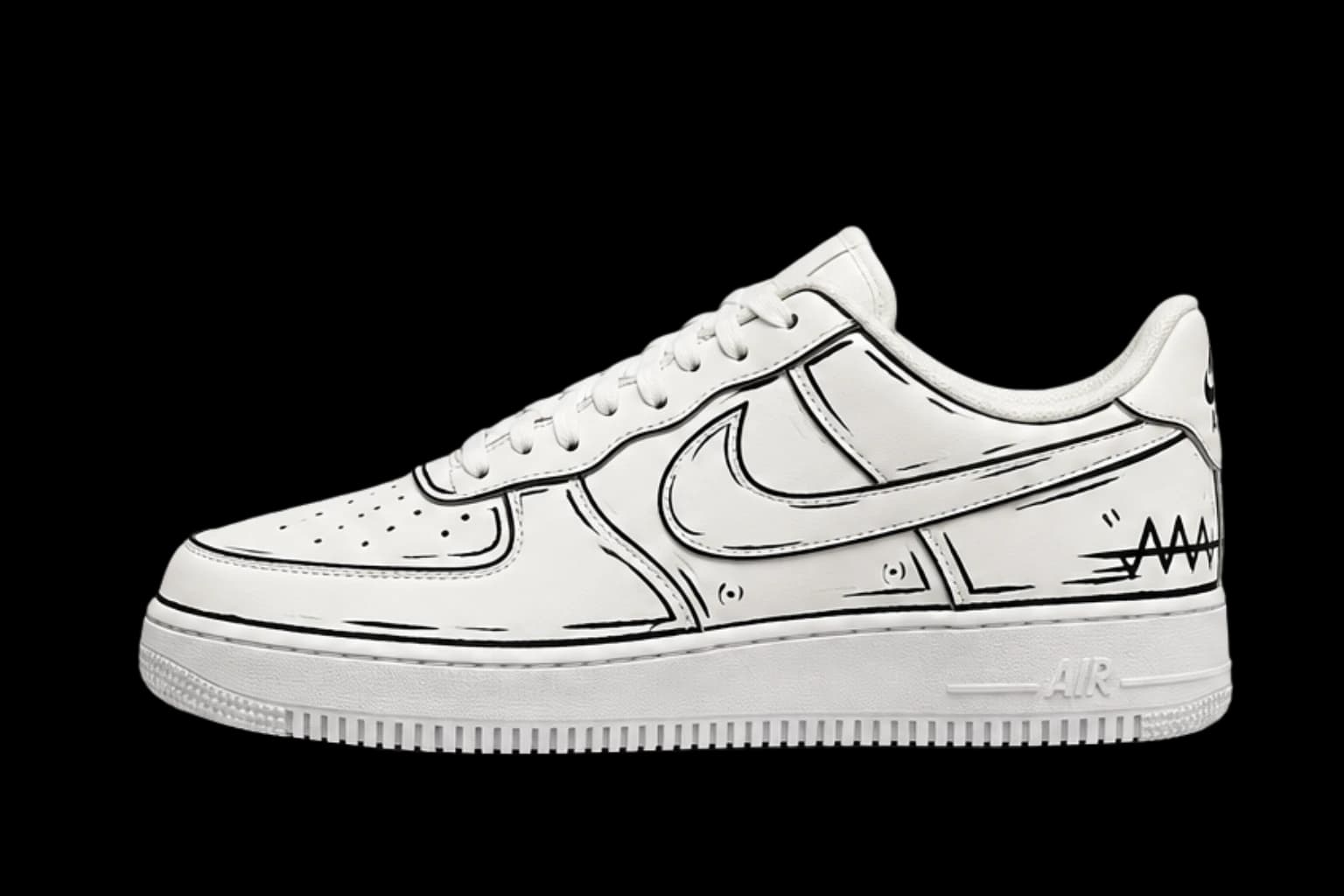 Comic Black & White Air Force — Front