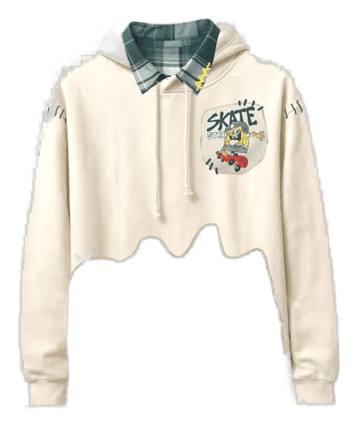 Skate Flannel Hybrid Hoodie — Front